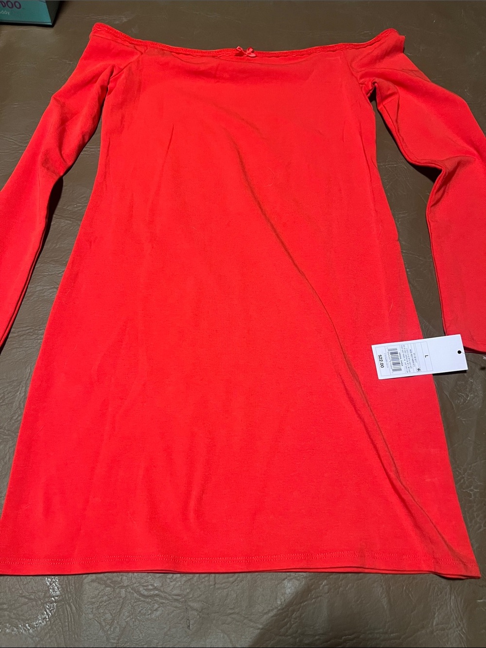 wild fable Red Off-Shoulder Mini Dress
